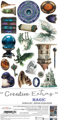 Craft O Clock Creative Extras Set 15x30 cm Mix 03- Supernatural World CC-CEX-MIX-03