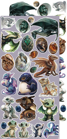 Craft O Clock Creative Extras Set 15x30 cm Mix 03- Supernatural World CC-CEX-MIX-03