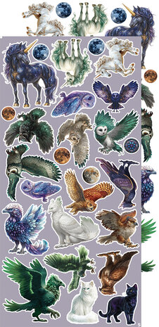 Craft O Clock Creative Extras Set 15x30 cm Mix 03- Supernatural World CC-CEX-MIX-03