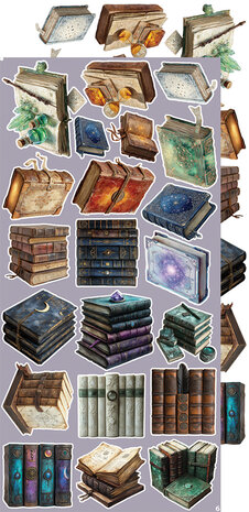 Craft O Clock Creative Extras Set 15x30 cm Mix 03- Supernatural World CC-CEX-MIX-03