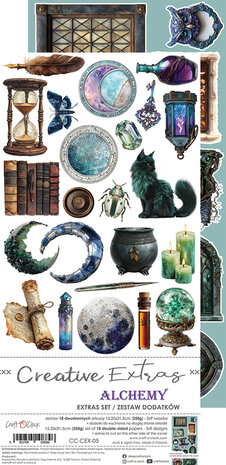 Craft O Clock Creative Extras Set 15x30 cm Mix 03- Supernatural World CC-CEX-MIX-03