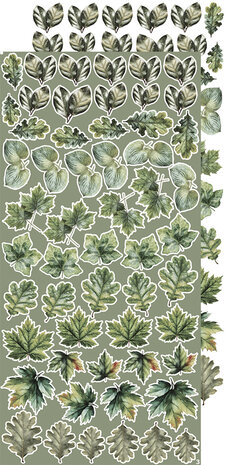 Craft O Clock Creative Extras Set 15x30 cm Mix 04- All Leaves&nbsp;CC-CEX-MIX-04