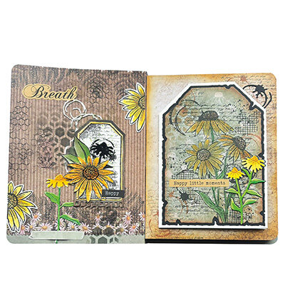 Studio Light Stencil Memory Journal Sweet Bee Memories nr.06 HE-SB-STEN06