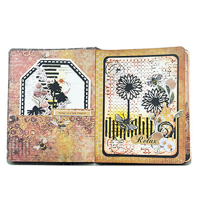 Studio Light Stencil Memory Journal Sweet Bee Memories nr.06 HE-SB-STEN06
