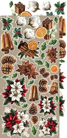 Craft O Clock Extras Set Mix 15x30 cm Oh Christmas Night CC-F41-OCN-13