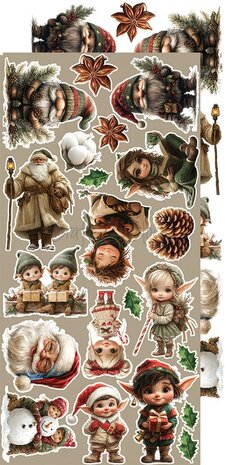 Craft O Clock Extras Set Mix 15x30 cm Oh Christmas Night CC-F41-OCN-13