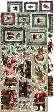 Craft O Clock Extras Set Mix 15x30 cm Oh Christmas Night CC-F41-OCN-13