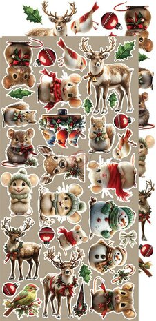 Craft O Clock Extras Set Mix 15x30 cm Oh Christmas Night CC-F41-OCN-13