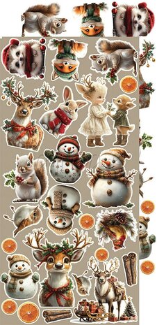 Craft O Clock Extras Set Mix 15x30 cm Oh Christmas Night CC-F41-OCN-13