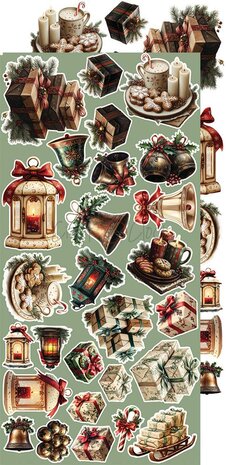 Craft O Clock Extras Set Mix 15x30 cm Oh Christmas Night CC-F41-OCN-13
