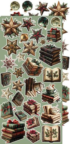 Craft O Clock Extras Set Mix 15x30 cm Oh Christmas Night CC-F41-OCN-13