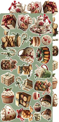 Craft O Clock Extras Set Mix 15x30 cm Oh Christmas Night CC-F41-OCN-13