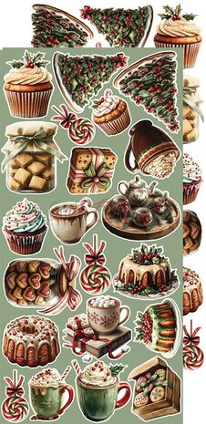 Craft O Clock Extras Set Mix 15x30 cm Oh Christmas Night CC-F41-OCN-13