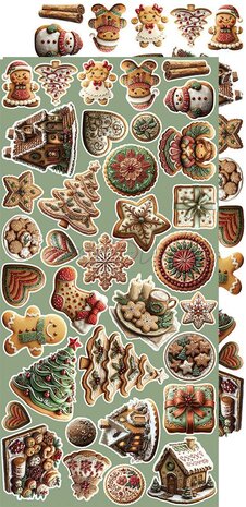 Craft O Clock Extras Set Mix 15x30 cm Oh Christmas Night CC-F41-OCN-13