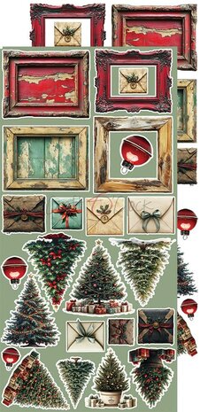 Craft O Clock Extras Set Mix 15x30 cm Oh Christmas Night CC-F41-OCN-13
