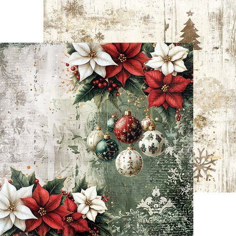 Craft O Clock Set of Papers 15x15 cm Oh Christmas Night CC-F41-OCN-10