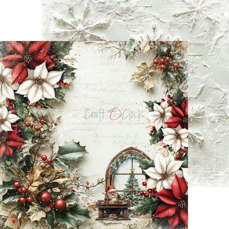 Craft O Clock Set of Papers 15x15 cm Oh Christmas Night CC-F41-OCN-10