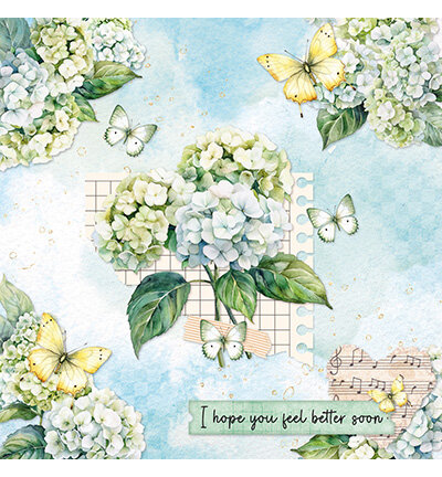 Studio Light Card making pad Butterflies Essentials nr. 24&nbsp;SL-ES-CMP24