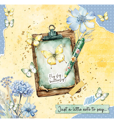 Studio Light Card making pad Butterflies Essentials nr. 24&nbsp;SL-ES-CMP24