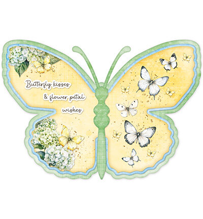 Studio Light Card making pad Butterflies Essentials nr. 24&nbsp;SL-ES-CMP24