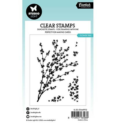 Studio Light Clear Stamp Flower tree Essentials nr. 913 SL-ES-STAMP913