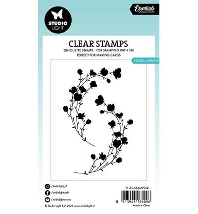 Studio Light Clear Stamp Floral wreath Essentials nr. 914&nbsp;SL-ES-STAMP914