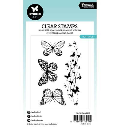 Studio Light Clear Stamp Butterflies Essentials nr. 915&nbsp;SL-ES-STAMP915