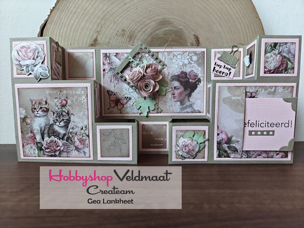 Studio Light Designer Paper Pad Background des. Vict. Dreams nr.139 JMA-VD-DPP139 203x203x9mm