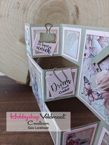 Vaessen Creative &bull; Mini Snij- en Embossingmallen Vintage Filmstrip 5st.