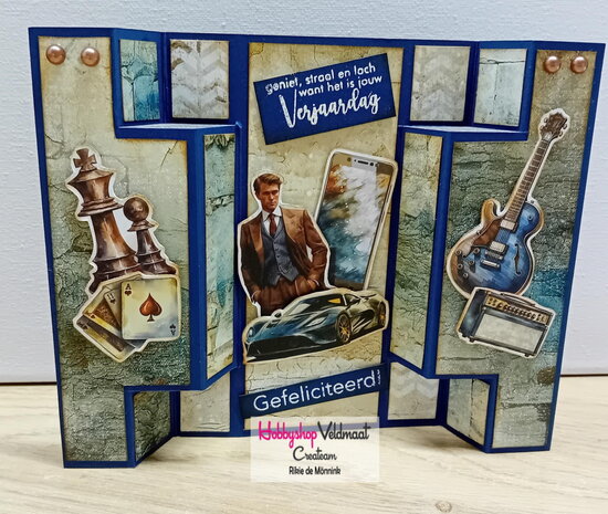 Craft O Clock Extras Set Men's World 15x30 cm Hey Dude