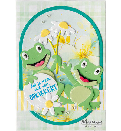 Marianne Design Clear Stamp Kaertjes &amp; Co - Opkikkers CS1190