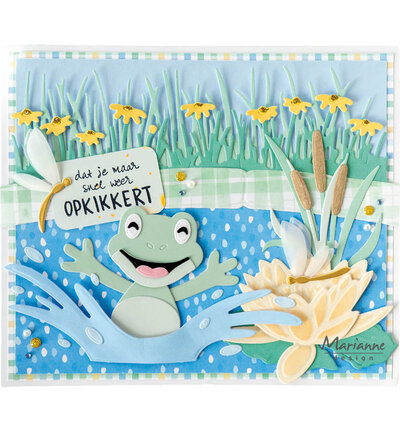 Marianne Design Clear Stamp Kaertjes &amp; Co - Opkikkers CS1190