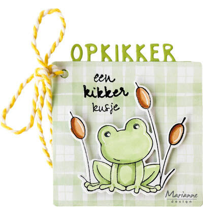 Marianne Design Clear Stamp Kaertjes &amp; Co - Opkikkers CS1190