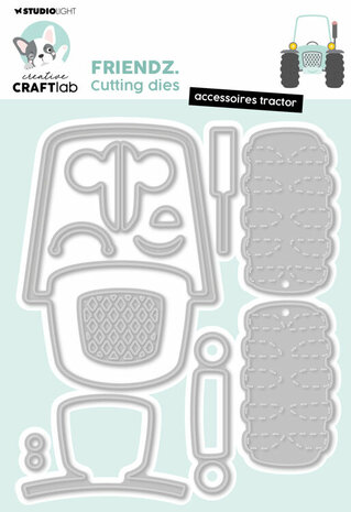 Studio Light - Creative Craftlab - Friendz - Cutting Die - Accessoires Tractor&nbsp;CCL-FR-CD995