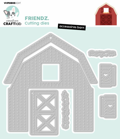 Studio Light - Creative Craftlab - Friendz - Cutting Die - Accessoires Barn&nbsp;CCL-FR-CD994