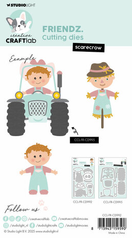 Studio Light - Creative Craftlab - Friendz - Cutting Die - Scarecrow&nbsp;CCL-FR-CD992
