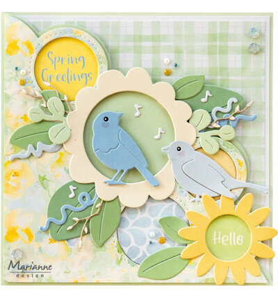 Marianne Design Collectable, Birds by Marleen COL1583