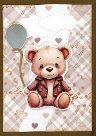 Paperpack - Berries Beauties - Teddy 20 x 20 cm BBPP10020