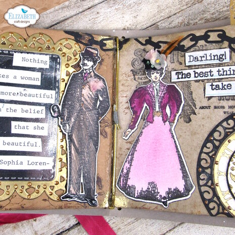 Elizabeth Craft Designs Mr. &amp; Mrs. Stamp &amp; Die Set (CSD400)