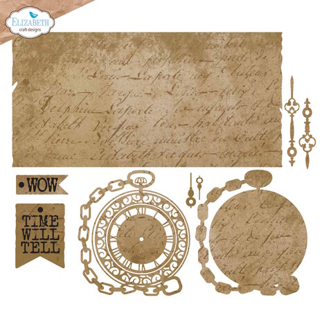 Elizabeth Craft Designs Mr. &amp; Mrs. Dies Gentleman's Timepiece (2239)