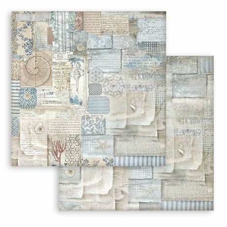 Stamperia Silent Sea Maxi Background Selection 30x30 cm Paper Pack (SBBL170)