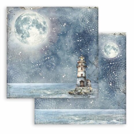 Stamperia Silent Sea Maxi Background Selection 30x30 cm Paper Pack (SBBL170)