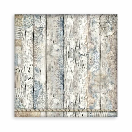 Stamperia Silent Sea  20x20 cm Paper Pack Backgrounds Selection (SBBS126)
