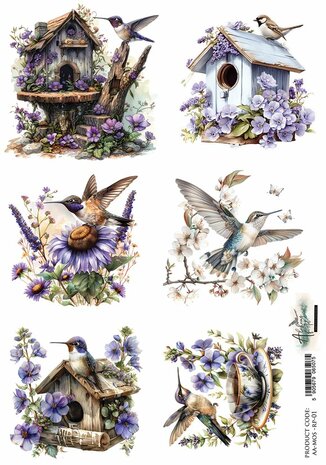 Art Alchemy Rice paper 1, Memory of Spring, A4 (21x29,7cm) 25-30g