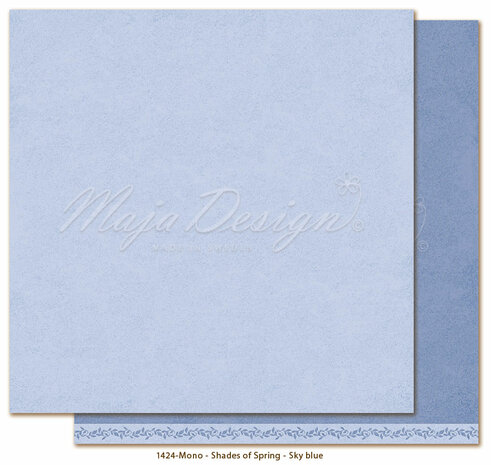 Maja Design Mono - Spring - Sky blue 30,5x30,5 cm
