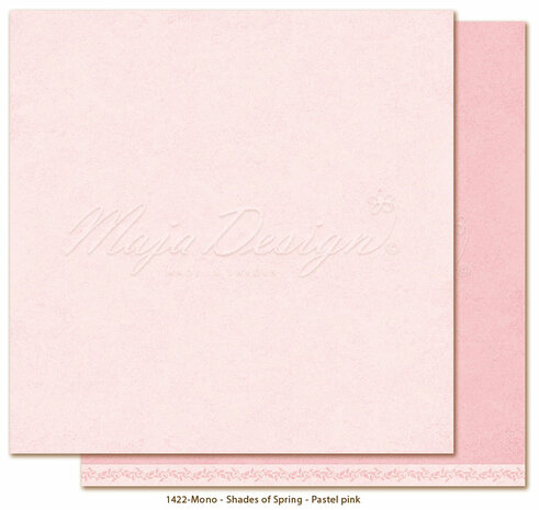 Maja Design Mono - Spring - Pastel pink 30,5x30,5 cm