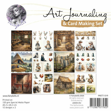 Art Journaling &amp; Card Making Set Boerderij 99077/019