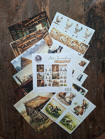 Art Journaling &amp; Card Making Set Boerderij 99077/019
