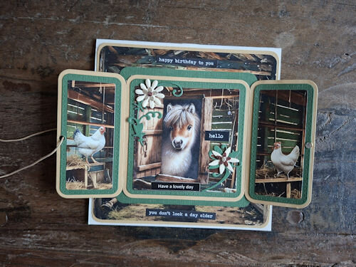 Art Journaling &amp; Card Making Backgrounds Set Boerderij&nbsp;99080/019