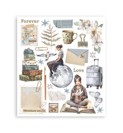 Stamperia Rub on selection Secret Diary DFLRBXG02